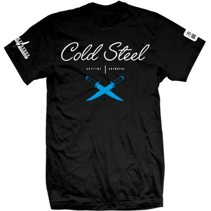 Футболка COLD STEEL CURSIVE BLACK TEE SHIRT (L) CS_TJ3